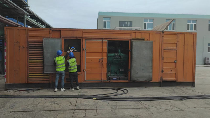 洮南如何检查柴油发电机组的机油油位?